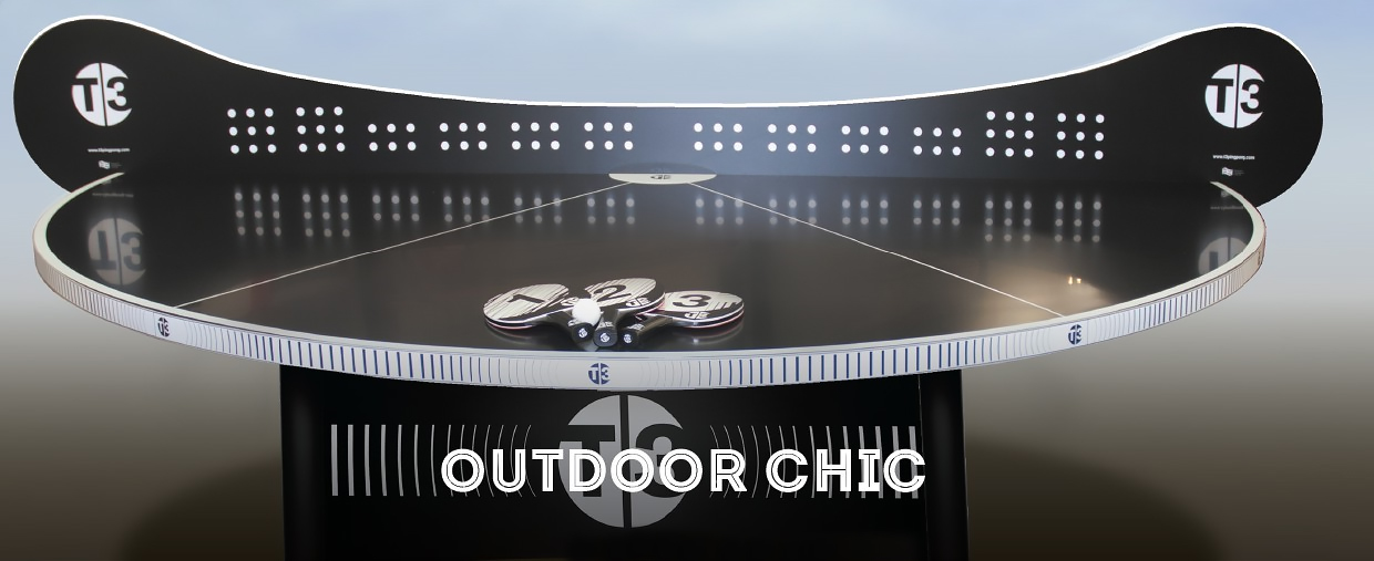 T3 Ping Pong Outdoor Table